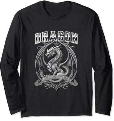 Année Des Caractères Chinois De L'année Du Dragon 2024 Manche Longue