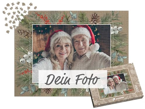 Fotopuzzle 2000 Teile - Puzzle selbst gestalten - Design Weihnachten Waldrauschen - puzzleYOU Puzzle personalisiert mit eigenem Bild erstellen - Querformat