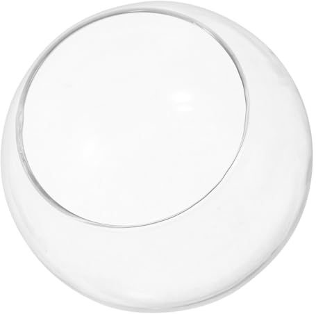 MERRYHAPY 2stücke Runde Glasbehälter Für Hydroponik-Pflanzen Terrarium-Dekoration Für Mooskugeln Und Sukkulenten Leicht Und Langlebig Für Kreative Mikro-landschaften