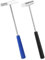 Lot de 2 mini marteaux, double tête, petit maillet artisanal, tête en plastique léger en métal pour bijoux, instruments de musique, artisanat, montres, réparation de petits équipements