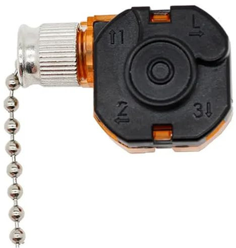 Ventole a ventola del soffitto Interruttore catena a 4 fili 3 velocità Switch Velice Controllo Parti di sostituzione Compatibili con ventilatori soffitto Lampade parete