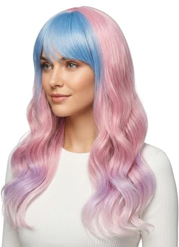 Balinco hochwertige Cosplay-Perücke, stylische Langhaar-Perücke für Karneval, Fasching, Halloween & Mottopartys, Ideal für Kostüme, Festivals, Partys
