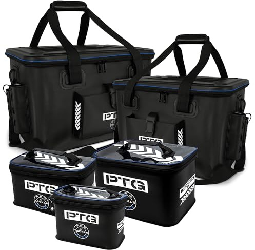 Pro Tackle Eva Bag - Tackle Bakkan - Stilvolle und durchdachte Angeltasche mit Rutenhaltern, Zangenhalter