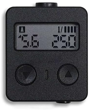 Belichtungsmesser for Kameras, Digitaler Umgebungslichtmesser, Echtzeit-Belichtungsmesser, Mit OLED-Display, 30° Sichtfeld, for Filmkameras, Fotografie Und Studioeinsatz(Black)