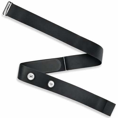 Cardio Gürtel Verstellbar 70–105 cm für Herzfrequenzsensor, kompatibel, Ersatz Brustgurt für Sport, Fitness, Laufen und Radfahren, bequem und schweißfest
