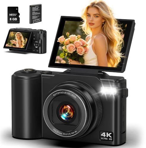 4K Digitalkamera, 64MP Kamera fotokamera