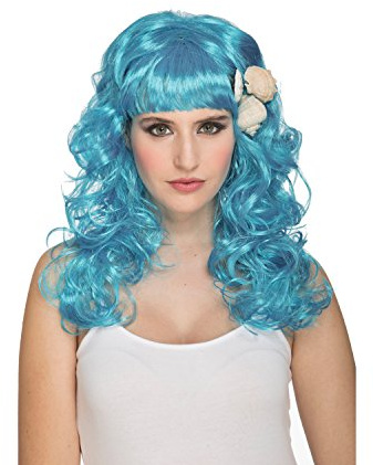 My Other Me viving Kostüme viving costumes204631 Meerjungfrau Perücke in Blau (One Size)