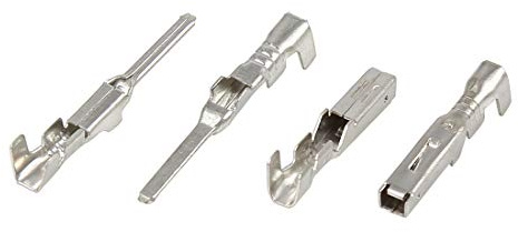 X AUTOHAUX 20 Sets 1.5mm Universal Car Electrical Wire Connector Terminal | Male Terminal Length: 23mm, Female Terminal Length: 17mm, Universal, Long Lasting