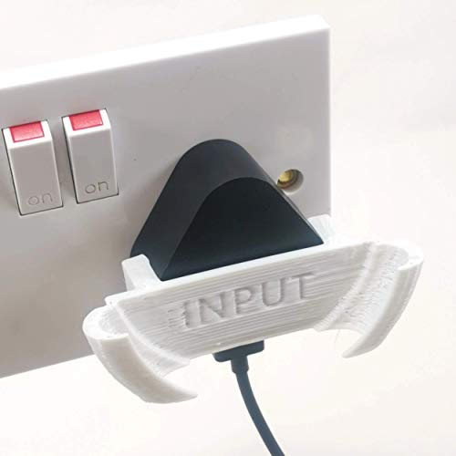 Echo Input Plug Bracket Plug Mount (White)