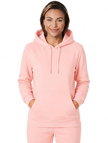 Light & Shade Sudadera Mujer con Capucha Fleece – Hoodie Pullover con Bolsillo y Cordón, Sudadera Suave para Gym Fitness Loungewear y Uso Diario