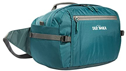 Tatonka Bauchtasche Hip Bag L (5 Liter) - Große Hüfttasche mit Reißverschlussfach, elastischer Seitentasche und Einer Fronttasche mit Schlüsselhalter (Teal Green)