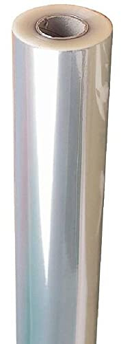 Bobina CELLOPHANE Trasparente VARIE MISURE Rotolo per imballaggio Grande convenienza Carta Regalo per Confezione Fiori (1 metro x 120 metri 30 my)