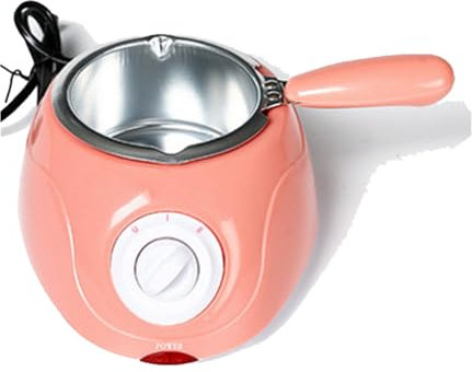 Electric Melter for Chocolate and Candy Melts, 8.8 Oz (250 G), Fondue Pot, DIY Candy Maker with 32-Piece Accessory Kit for Dessert, Special Occasion, Romantic Dinner (Color : Pink, Size : Chocolate