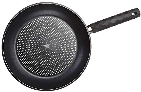 Bratpfanne Induktion 28 Cm, Bratpfanne Mit Antihaftbeschichtung, Mit Nicht Verbrühendem Und Rutschfestem Griff, Woks Und Rührpfannen, Geeignet Für Eine Vielzahl Von Gas, Leicht Zu Reinigende Paellera
