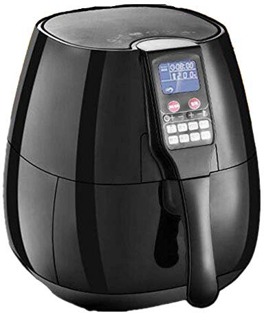 MZGDONGF Freidora de Aire de Gran Capacidad/freidora de Aire sin Aceite eléctrica de 2,8 a 3,0 l, Color Negro Safehappy