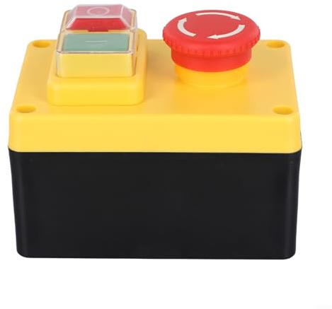 Für KJD17D-2 elektromagnetischer Drucktastenschalter, 16 A, 250 V, Druckknopf, keine Volt-Entriegelung für Werkstatt-Elektrowerkzeuge