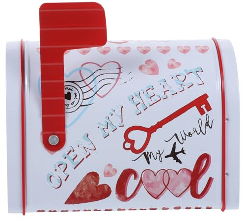 Amosfun Scatola di per Caramelle in per Le Feste Forma di Cassetta Postale E Colori Vivaci