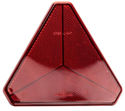 Langsam bewegliches Fahrzeug-Dreieck-Schild | reflektierende Warndreiecke | selbstklebendes Fahrzeug-Dreieck-Schild | reflektierendes Bauernhoffahrzeug-Dreieck für Wohnmobil, Golfwagen, LKW, Anhänger