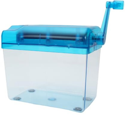 HAPINARY Macchina Taglio Manuale A6 Mini Distruggidocumenti Frantumatore Di Carta Per Ufficio Casa Scuola Taglierina Per Strisce Di Carta 123 Mm Larghezza Ingresso