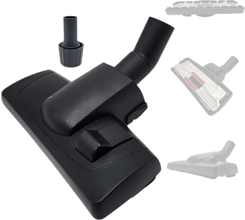 1.25 Replacement Vacuum Brush Attachment for Hard Floors, Rugs, Low/Medium Carpets - Compatible with Vacuum Cleaners Using 1-1/4'' Accessories - 32MM Shop Vacuum Floor Brush Head