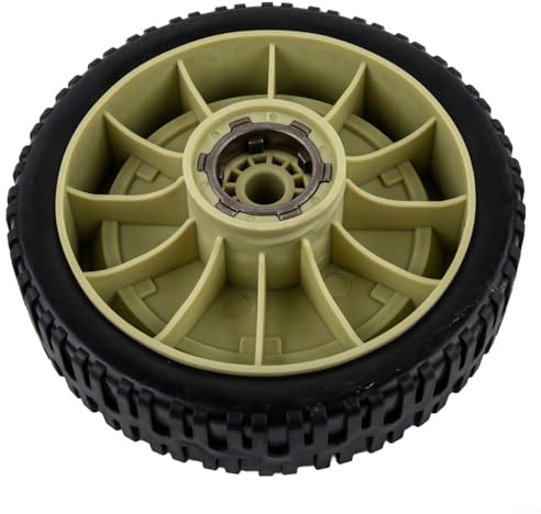Ruota posteriore semovente, HRJ216 HR215 HR196, tosaerba con manovrabilità migliorata, struttura in plastica robusta, installazione semplice, colore grigio, 27 x 27 x 8 cm