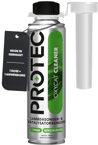 ProTec+ Katalysator Reiniger für Benzin & Diesel Fahrzeuge I Oxycat Cleaner 300 ml I Reinigt Lambdasonde, Katalysator, AGR & gesamtes Abgassystem I Benzin-Additiv, Diesel-Additiv I Hybrid-Additiv