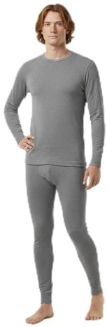 Palleon Thermounterwäsche Herren Set | Merino Wolle Funktionsunterwäsche lang | Atmungsaktiv, Thermoregulierend & Geruchsneutral | Skiunterwäsche für Winter, Sport & Outdoor