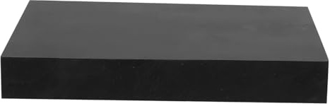 Lederlochmatte Stanzplatte für Lederhandwerk, Präzise Lochung, Schwarz | Gummi Kunststoff Unterlage, Geräuscharm Beim Arbeiten, Langlebig und Multifunktional, für Lederbearbeitung und Punzen