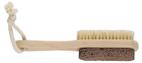 ABOOFAN Pies Doble Cara con Cerdas Naturales para Eliminar Durezas y Callos Cuidado Portátil y Eficaz para Piel Seca y Muerta