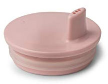 Design Letters Couvercle de pour gobelets en personnels mélamine pour bébés et enfants (Pink) - Sans BPA et sans BPS, lavable au lave-vaisselle, couvercle bien ajusté, léger, 27 g.