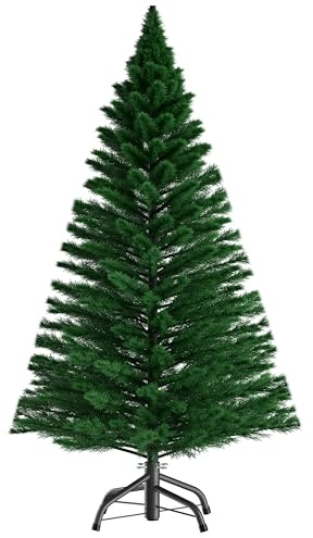 CASARIA® Albero di Natale Finto Verde 180 cm 780 Punte Incl. Base in Metallo Abete Artificiale PVC Effetto Realistico