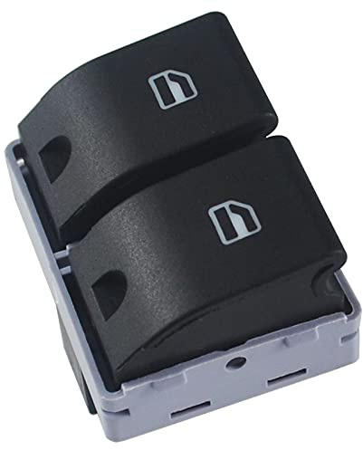 ZEALfix Botón Ventana Interruptor for Seat Ibiza Cordoba,6Q0959858 Eléctrica Botonera Elevalunas for Polo 9N FOX 5Z1