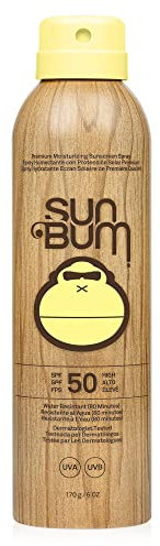 Sun Bum Original SPF 50 Sun Cream Spray, Moisturizing Sunscreen with Vitamin E, Vegan and Reef Friendly, Broad Spectrum UVA/UVB Protection, 200ml