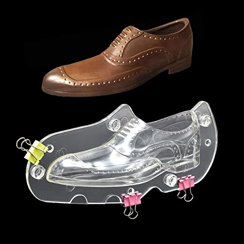 3D-Schuh-Schokoladenformen, Kunststoff, Süßigkeiten, Kuchen, Leder, Schuhform für Zuhause, Backen, Zucker, Bastelzubehör