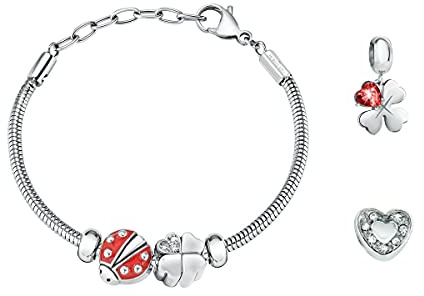 Morellato Drops Bracciale Donna, in Acciaio, Zirconi, Cristalli - SCZ1141