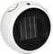 HOMCOM Small Table Top Space Heater, Ceramic Electric Heater with 2 Heat and Fan, Adjustable Temperature, Tip-Over & Overheating Protection, 900W/1500W