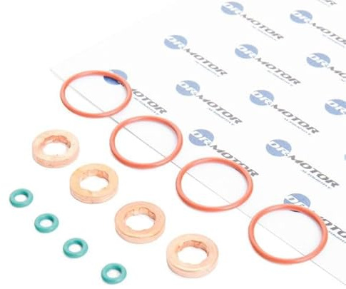 DR.MOTOR AUTOMOTIVE Dichtungssatz, Einspritzdüse DRM009SL | Kompatibel mit: AUDI A1, A1 Sportback, A3, A3 Cabriolet, A3 Sportback, SEAT ALTEA, ALTEA XL, IBIZA IV, IBIZA IV SC