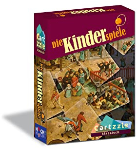 HUCH!, Cartzzle - Die Kinderspiele, außergewöhnliches Puzzlespiel mit 50 Karten, spannende Cartzzles für kreative Köpfe, perfektes Puzzle Kartenspiel, Für 1–2 Spieler ab 8 Jahren