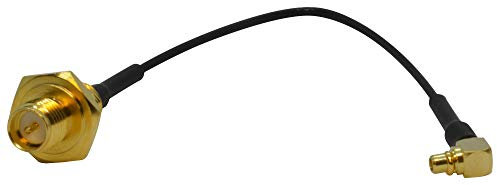 RF coassiale, SMA RP Jack a MMCX Plug, 100MM, RF Connettori Coassiali Cavi assemblati