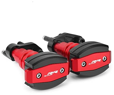 Motorradzubehör Sturzschutz Sturzpads Crash Protector Für BMW Für S1000RR Für S1000 RR 2010-2015/2016/2017/2020 Aufprallschutz (Farbe : Rot)
