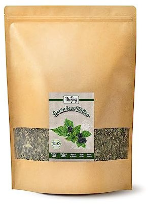 Biojoy Feuilles de ronce commune BIO (500 g), séchées et coupées, pour thé et infusion (Rubus fruticosus)