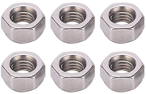 Contre-écrou, 20 Pièces M8 Jeu de Contre-écrous Hexagonaux Assortiment d'écrous Autobloquants en Acier Inoxydable, écrou, Contre-écrous