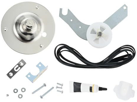 MOOTVGOO 5303281153 Kit cuscinetto posteriore tamburo asciugatrice, 134503600 Cinghia di trasmissione del tamburo dell'asciugatrice, 131863007 Sostituzione del braccio della puleggia folle