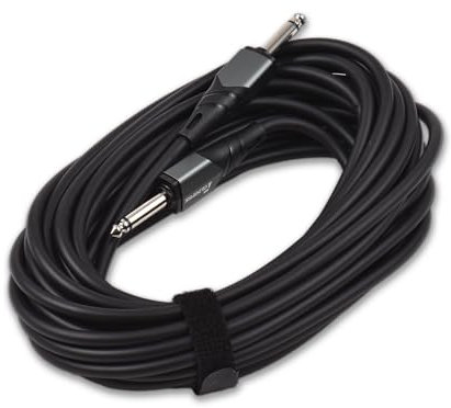 Hanzete 10m/33ft o Instrument Cable 6.35mm Interface Male to Male Straight-to-Straight Corrosion-resistant Professional o Cable Low Noise Mono Connection Instrument Cable 1/4 Inch for Electric