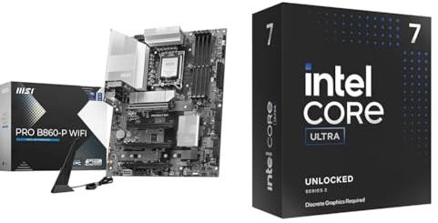 MSI PRO B860-P WiFi Mainboard + Intel® Core™ Ultra 7 265KF Prozessoren 20 cores