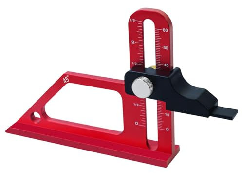 Table Saw Depth Gauge, Table Saw Depth Gauge Tool | Height Measuring Tool | Height Gauge For Woodworking, Metric And Inch Scale, Table Saw Depth Gauge Tool | Table Saw Depth Gauge Tool