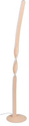 Reality Leuchten LED Stehleuchte Ginko R45791166, Metall Sandfarbig, inkl. 19 Watt LED |