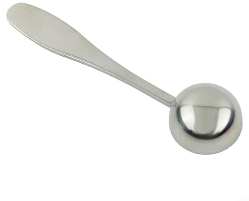 Cuchara de cocina de acero inoxidable de 10 ml, cuchara medidora para precisión en café, té y más