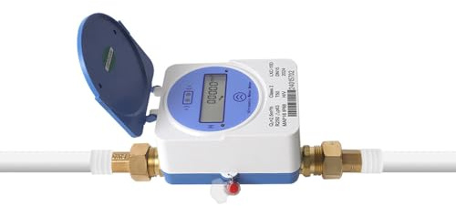 Tuya Zigbee Smart Ultraschall-Kaltwasserzähler, IP68, LCD-Digitalanzeige, Wassermenge, Durchflussmessung, für Hausgarten, Bewässerungssystem, DN15 (15 mm / 2,5 m³/h))