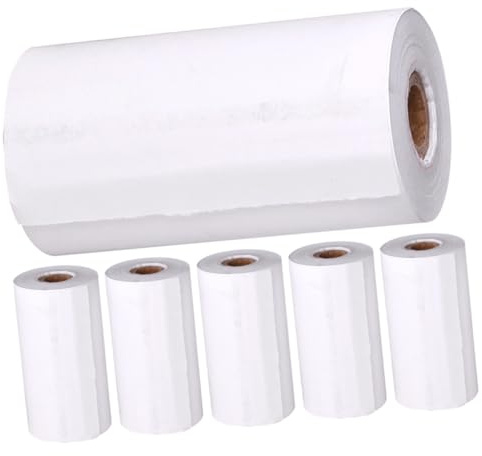 UKCOCO 6 Rolls Thermal Printer Paper for Instant Cameras ’s Photo Transfer Paper Roll for Photo Printer Accessories